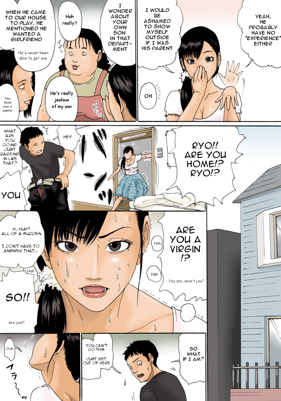 Hentai Manga Comic-Settle it with mom-Read-5